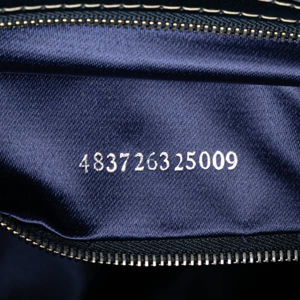 Pre-owned Fendi Zucchino Canvas Mamma Forever Gray