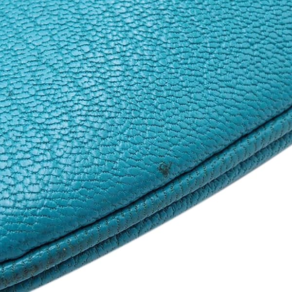 Pre-owned Hermès Chevre Mysore Trim 24 Blue
