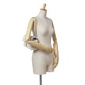 Miniatyrbillede 10 af 10: Pre-owned Chanel Medium Calfskin and Wool Knit Single Flap White