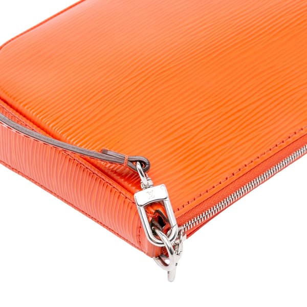 Pre-owned Louis Vuitton Epi Pochette Accessoires Orange