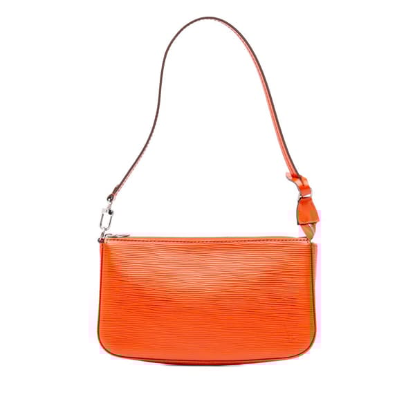 Pre-owned Louis Vuitton Epi Pochette Accessoires Orange