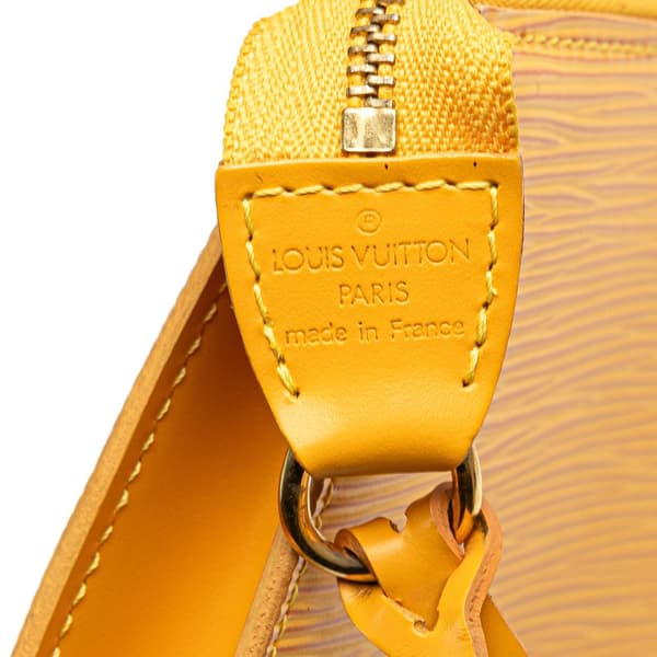 Pre-owned Louis Vuitton Epi Pochette Accessoires Yellow