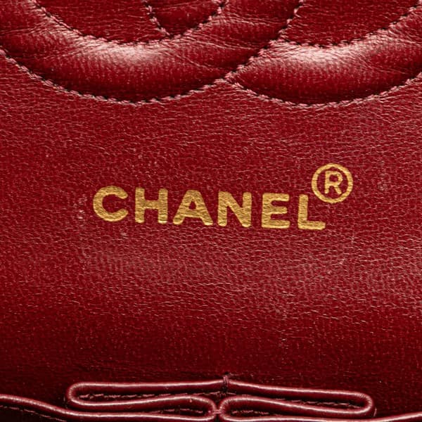 Pre-owned Chanel Medium Classic Lambskin Double Flap Black