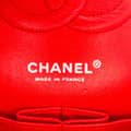 Miniatyrbillede 7 af 10: Pre-owned Chanel Medium Classic Perforated Lambskin Double Flap Red