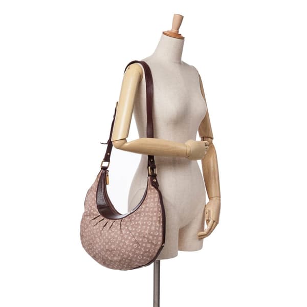 Pre-owned Louis Vuitton Monogram Idylle Rhapsody MM Brown