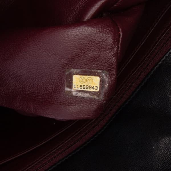 Pre-owned Chanel Jumbo Classic Lambskin Bijoux Chain Single Flap Black