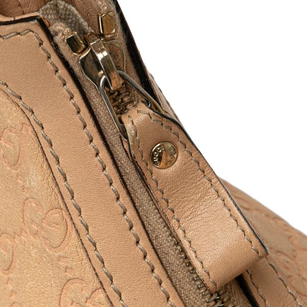 Pre-owned Gucci Guccissima Lovely Shoulder Bag Brown