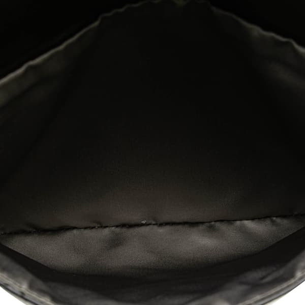 Pre-owned Chanel Quilted Lambskin Padded Envelope Double Flap Black