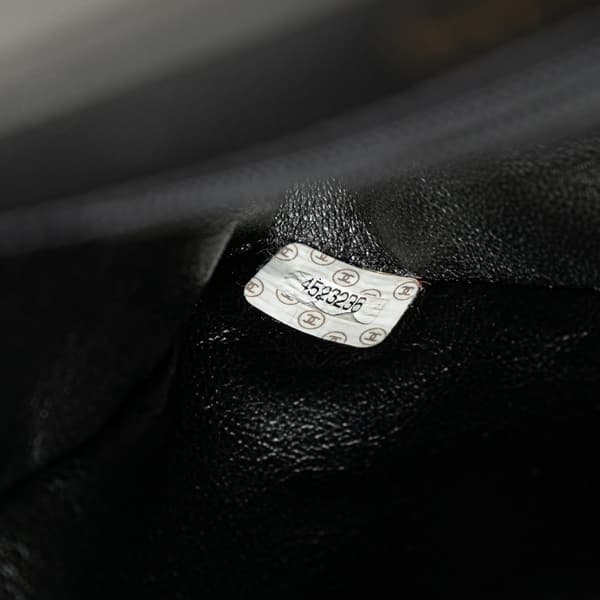Pre-owned Chanel Jumbo Lambskin Double Sided Flap Black
