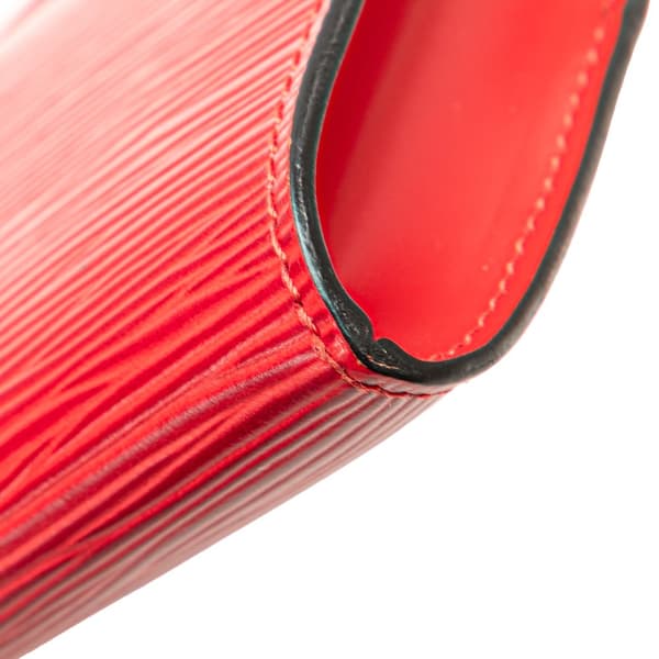 Pre-owned Louis Vuitton Epi Pochette Accessoires Red