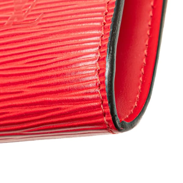 Pre-owned Louis Vuitton Epi Pochette Accessoires Red