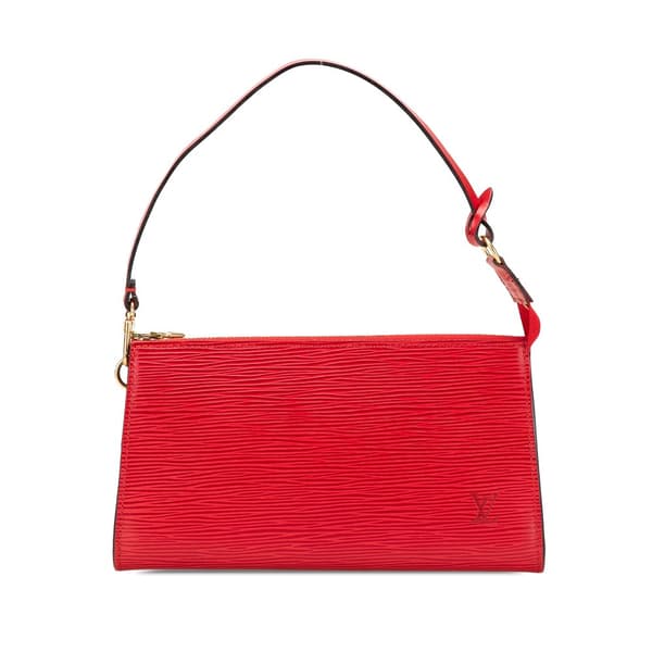 Pre-owned Louis Vuitton Epi Pochette Accessoires Red