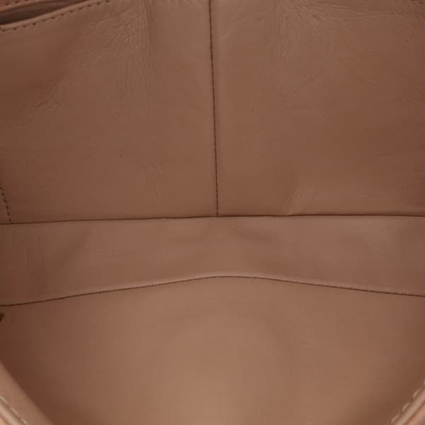 Pre-owned Chanel Classic Lambskin East West Single Flap Brown