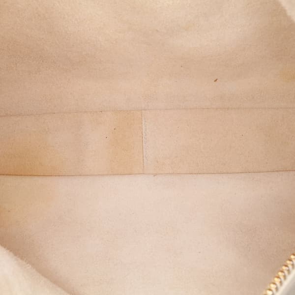 Pre-owned Celine Medium Calfskin Romy Shoulder Bag White
