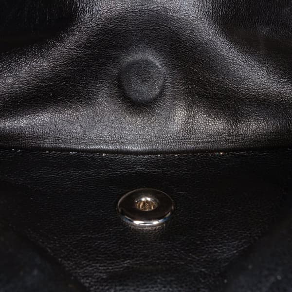 Pre-owned Chanel Medium Classic Patent Double Flap Black