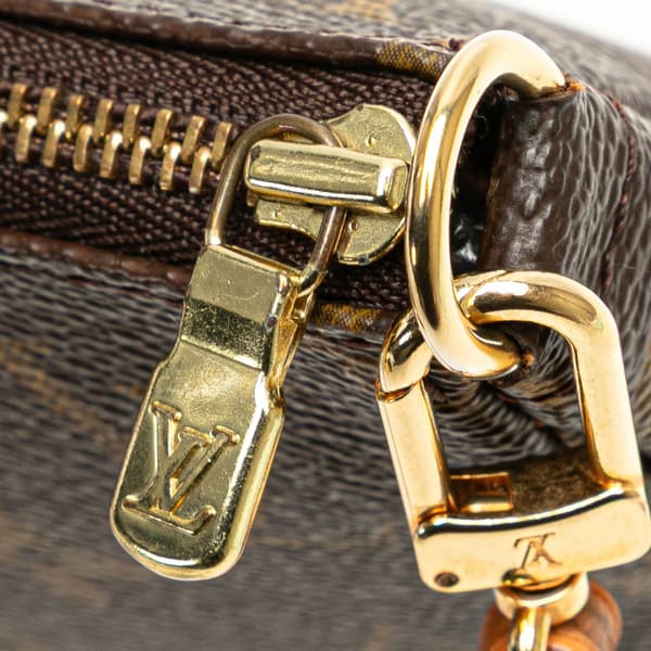 Pre-owned Louis Vuitton Monogram Pochette Accessoires Brown