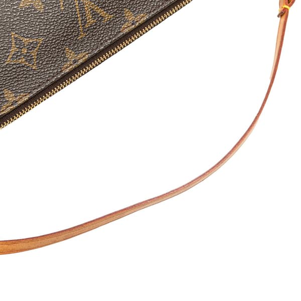 Pre-owned Louis Vuitton Monogram Pochette Accessoires Brown