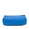 Miniatyrbilde 3 av 10: Pre-owned Bottega Veneta Medium Nappa Intrecciato Olimpia Shoulder Bag Blue