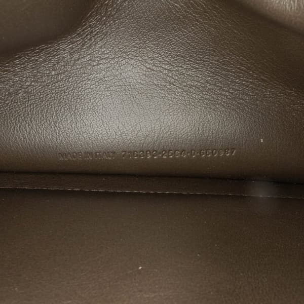 Pre-owned Balenciaga Medium Metallic Crush Chain Shoulder Bag Brown