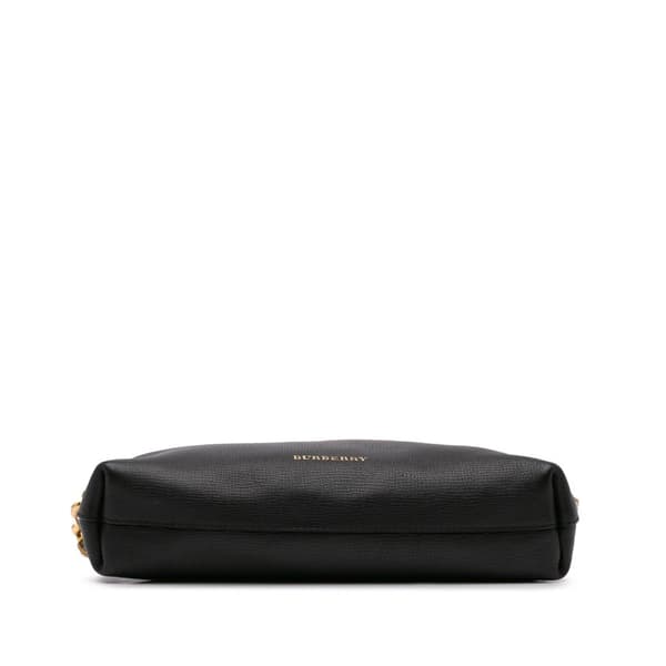 Pre-owned Burberry Leather Shoulder Bag Black
