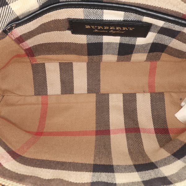 Pre-owned Burberry Leather Shoulder Bag Black