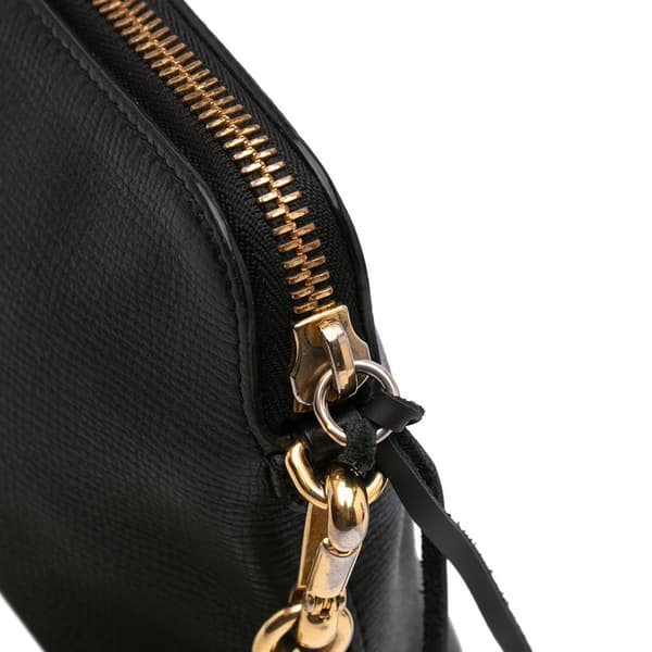 Pre-owned Burberry Leather Shoulder Bag Black