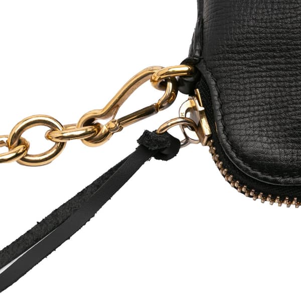 Pre-owned Burberry Leather Shoulder Bag Black