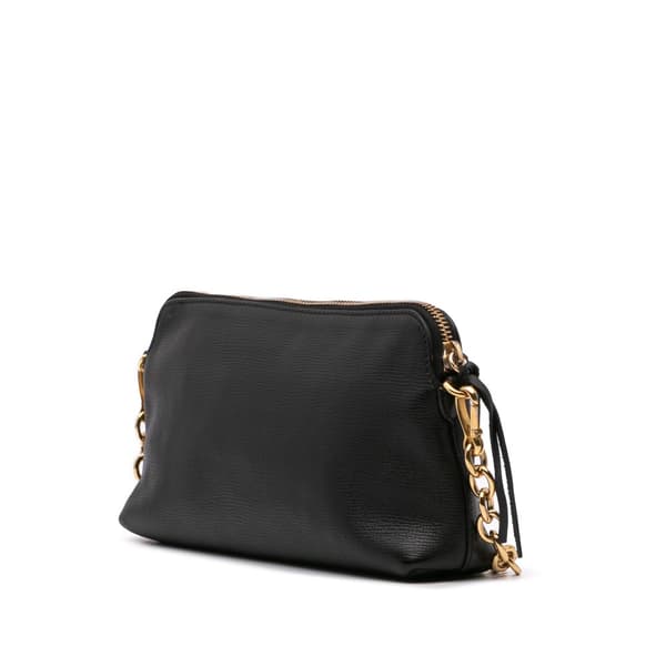 Pre-owned Burberry Leather Shoulder Bag Black