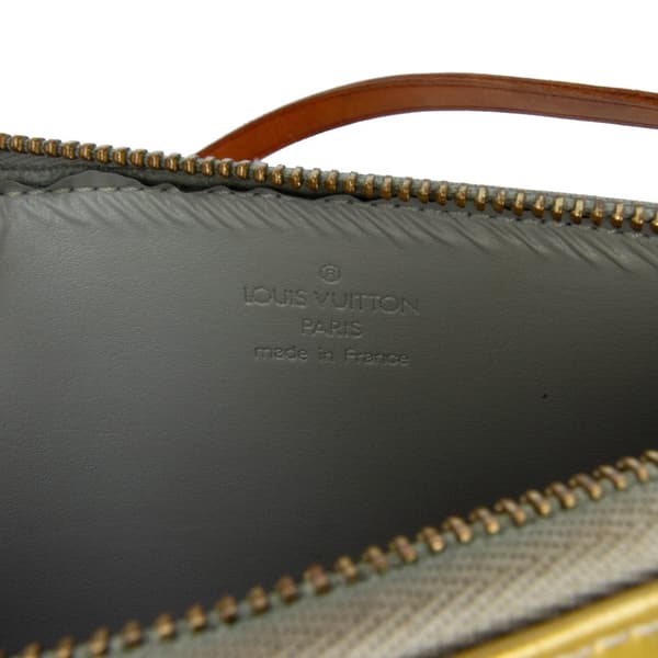 Pre-owned Louis Vuitton Monogram Vernis Pochette Lexington Yellow