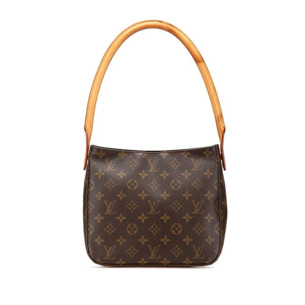 Pre-owned Louis Vuitton Monogram Looping MM Brown