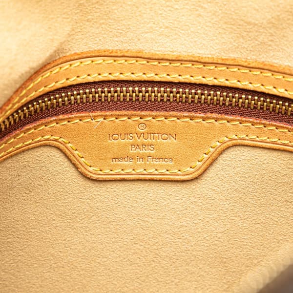 Pre-owned Louis Vuitton Monogram Looping GM Brown