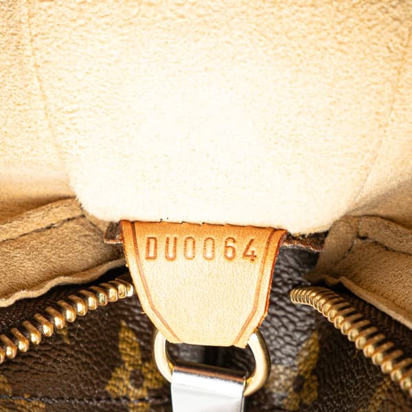 Pre-owned Louis Vuitton Monogram Looping GM Brown
