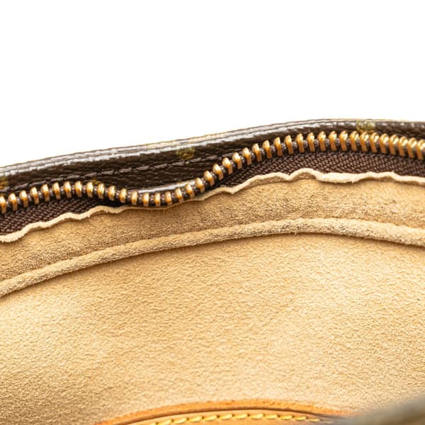 Pre-owned Louis Vuitton Monogram Looping GM Brown