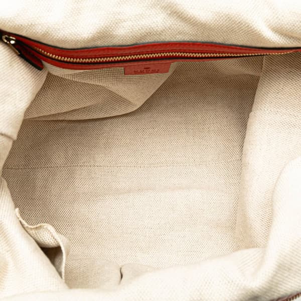Pre-owned Gucci Medium Leather Soho Shoulder Bag Red