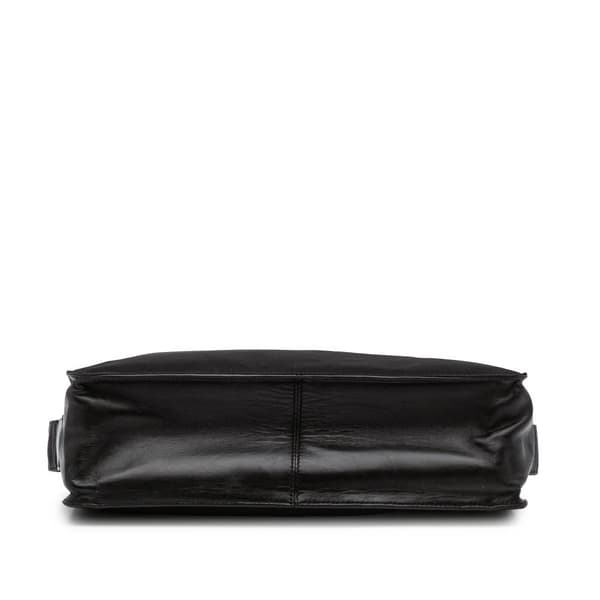 Pre-owned Prada Tessuto Zip Top Shoulder Bag Black