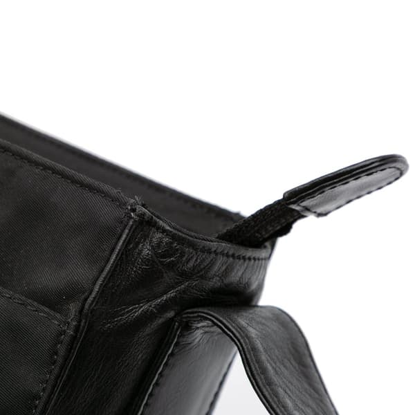 Pre-owned Prada Tessuto Zip Top Shoulder Bag Black