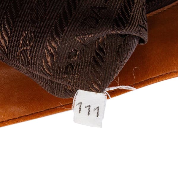 Pre-owned Prada Leather Shoulder Bag Brown