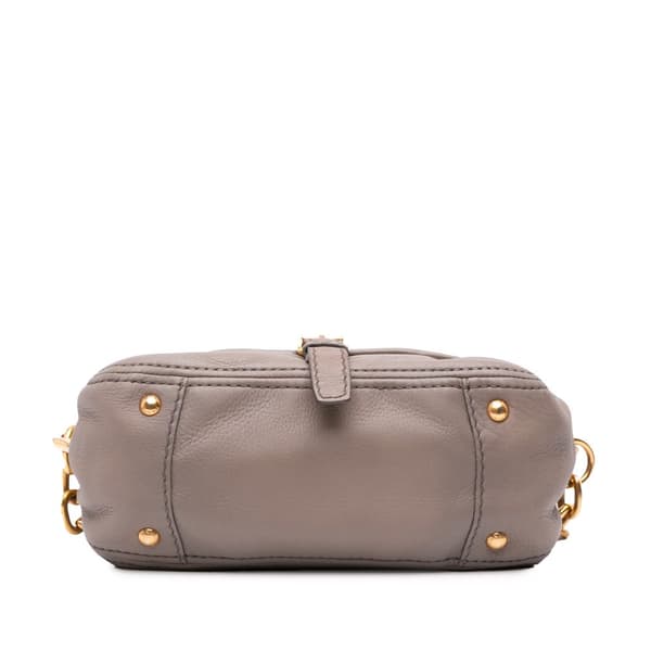 Pre-owned Prada Visone Sfumato Cervo Flap Brown