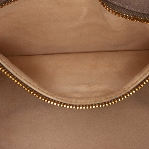 Pre-owned Prada Visone Sfumato Cervo Flap Brown