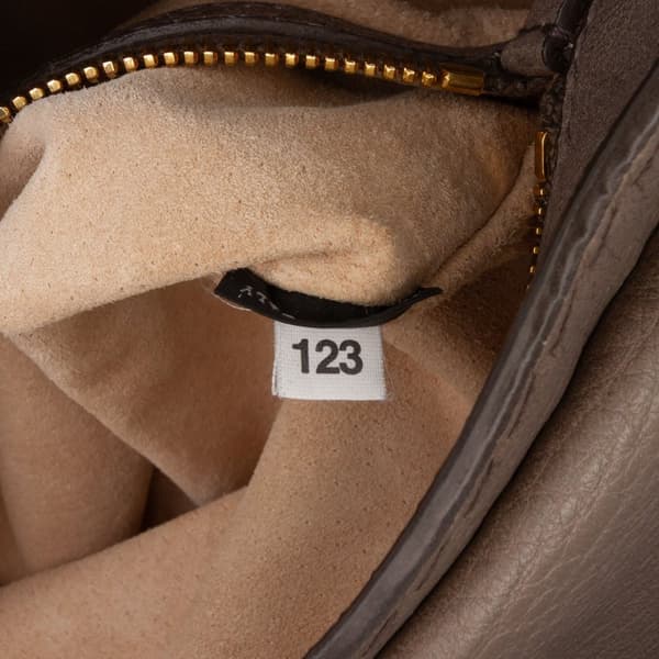 Pre-owned Prada Visone Sfumato Cervo Flap Brown