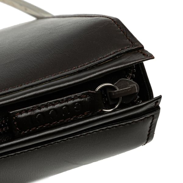 Pre-owned Gucci Leather Shoulder Bag Black