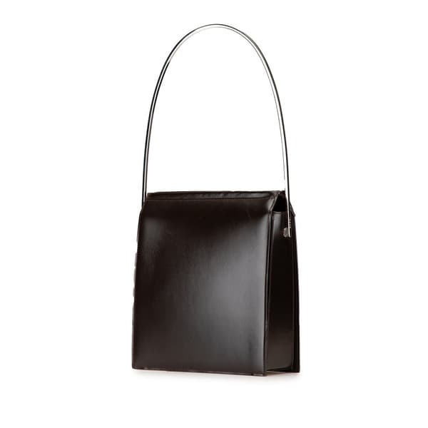 Pre-owned Gucci Leather Shoulder Bag Black