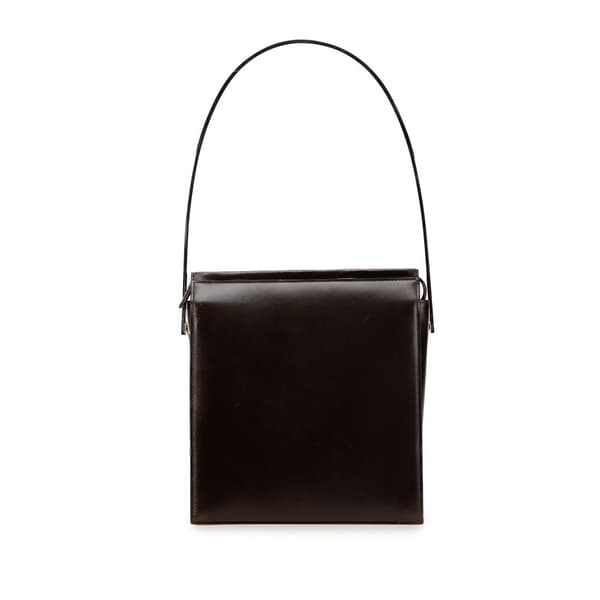 Pre-owned Gucci Leather Shoulder Bag Black