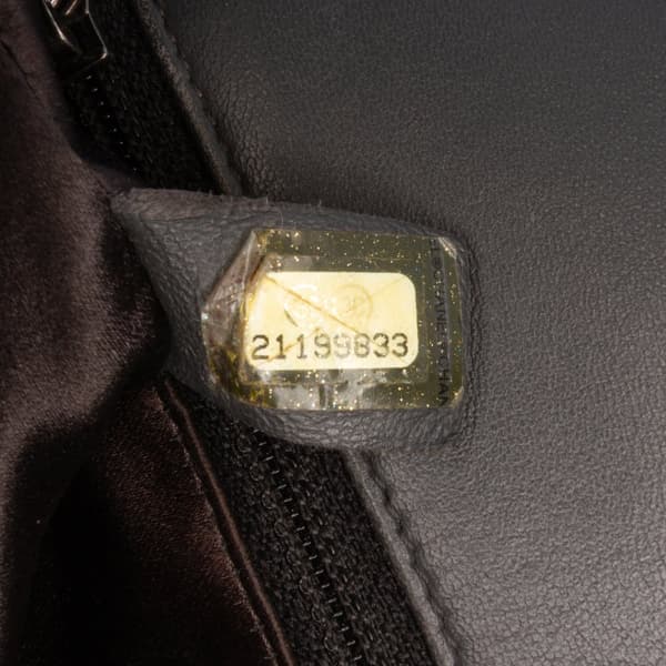 Pre-owned Chanel Quilted Lambskin Stitched Single Flap Gray