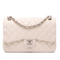 Pikkukuva 1 / 10: Pre-owned Chanel Jumbo Classic Caviar Double Flap White