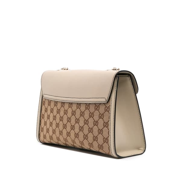 Pre-owned Gucci Medium GG Canvas Emily Shoulder Bag Brown