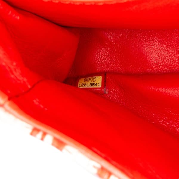 Pre-owned Chanel Medium Quilted Tweed Bijoux Chain Double Flap Red