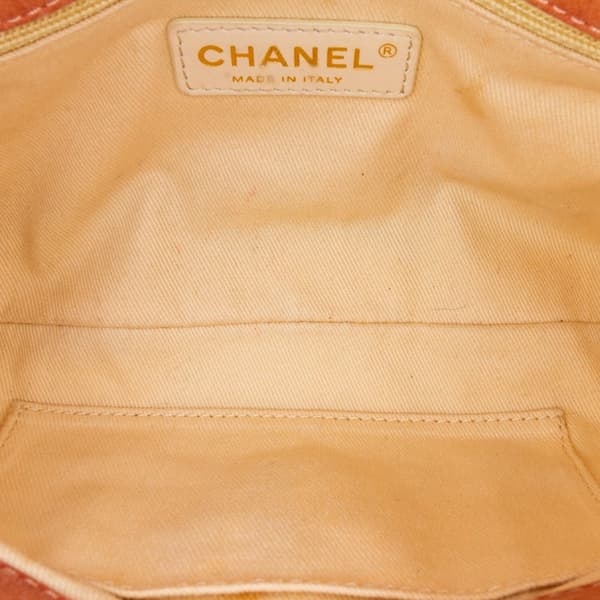 Pre-owned Chanel Quilted Calfskin Chic Quilt Flap Orange