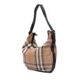 Pikkukuva 2 / 9: Pre-owned Burberry House Check Glittered Canvas Hobo Brown