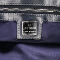 Miniatyrbillede 5 af 10: Pre-owned Fendi Zucchino Canvas Shoulder Bag Gray